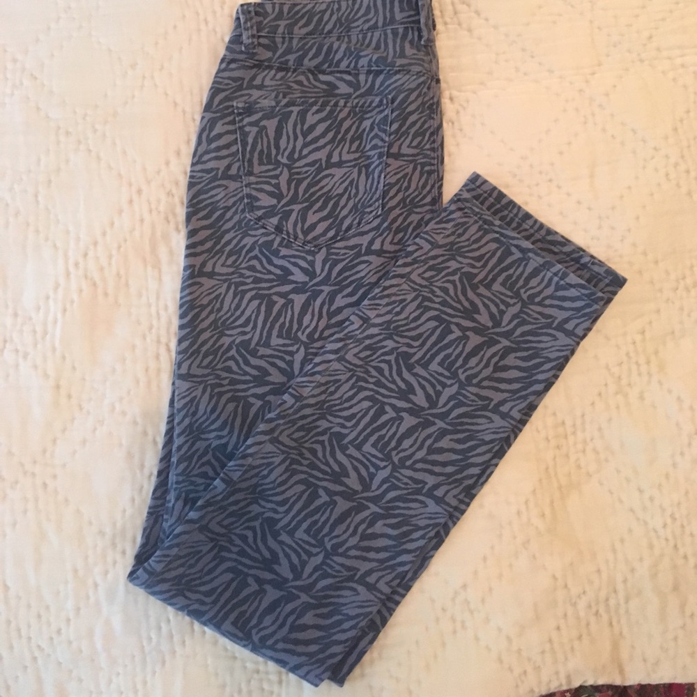 Ann Taylor Animal Print Jeans